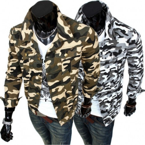 Outdoor Camouflage Patchwork Jacket